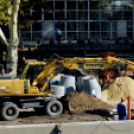 Városi Strandfürdő - Labda a medencében