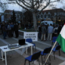 Tüntetés a ceglédi Kossuth téren