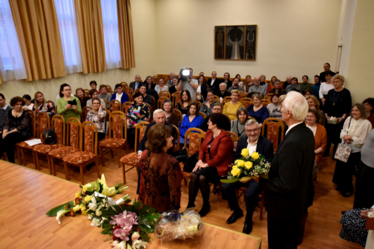 Soltészné Lédeczi Juditot köszöntötték