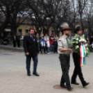 Kossuth szobor megkoszorúzása