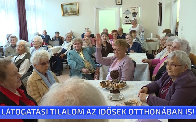 Látogatási tilalom az Idősek Otthonában is