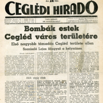 Ceglédi bombatámadás