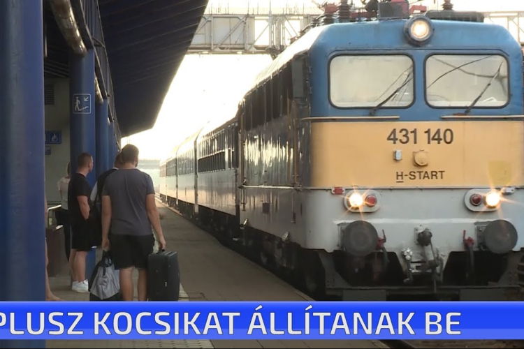 Plusz kocsikat állít be a MÁV a Budapest-Monor-Cegléd-Szolnok vonalon