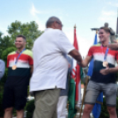 Vízilabda olimpikonok a főtéren