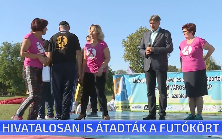 Hivatalosan is átadták a futókört