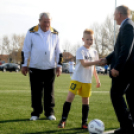 Műfüves pálya átadása