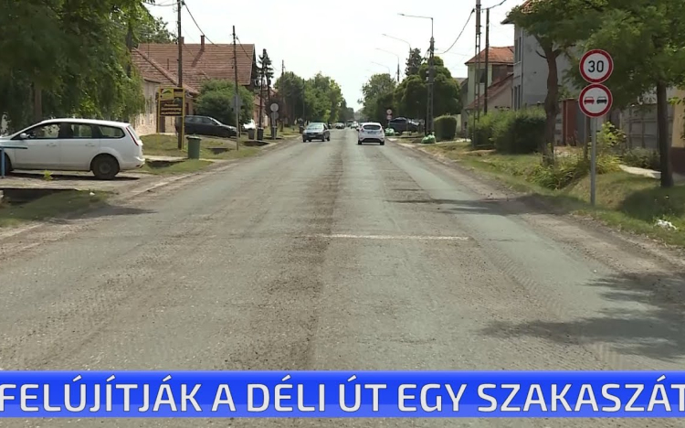 Felújítják a Déli út egy szakaszát