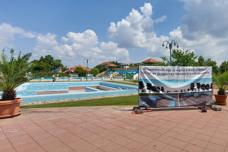 Hamarosan használható az új medence