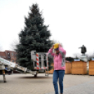 Fenyőfaállítás a Szabadság téren