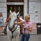 Lovasfelvonulás a belvárosban