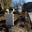 Városi Strandfürdő - járólapok építése