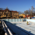 Városi Strandfürdő - járólapok építése