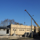 Városi Strandfürdő - járólapok építése