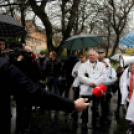 Esőben is kampányoltak Cegléden