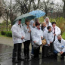 Esőben is kampányoltak Cegléden