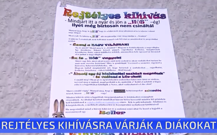 Rejtélyes kihívásra várják a diákokat