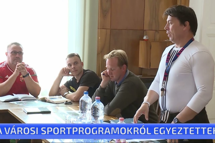 A városi sportprogramokról egyeztettek