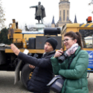 Megérkezett a város karácsonyfája