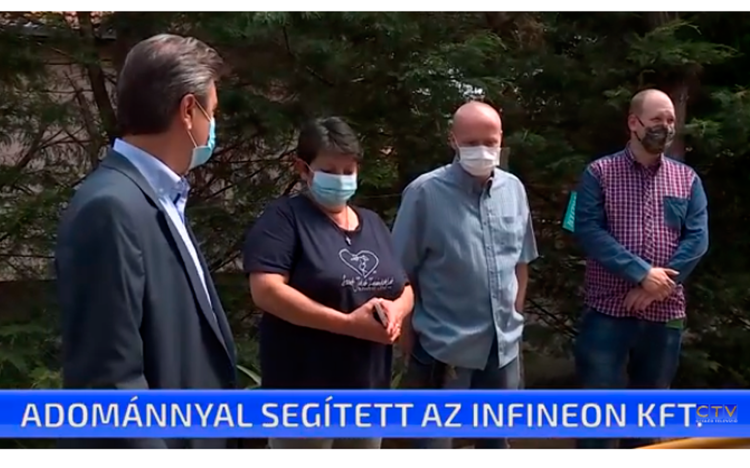 Adománnyal segített az Infineon Kft.