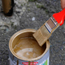 CIÖK kerékpártároló festés