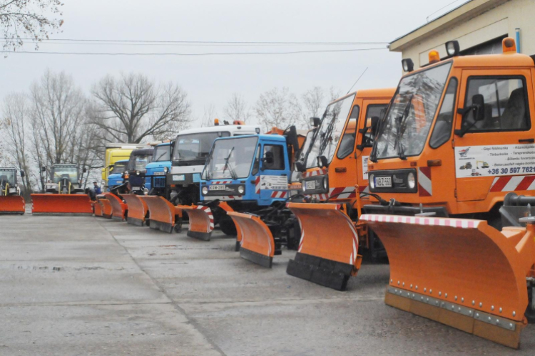 Gépszemle-felkészültek a télre