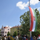 Felavatták az országzászló emlékművet Cegléden