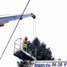 Megérkezett a város karácsonyfája