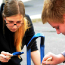 CIÖK kerékpártároló festés