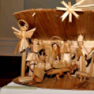 Betlehemezés a Városháza aulájában