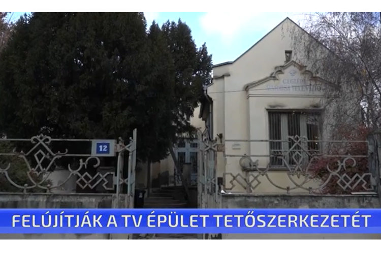 Felújítják a TV épület tetőszerkezetét