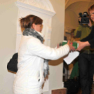 Betlehemezés a Városháza aulájában