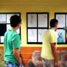 Kiállítás a gimiben