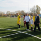 Műfüves pálya átadása