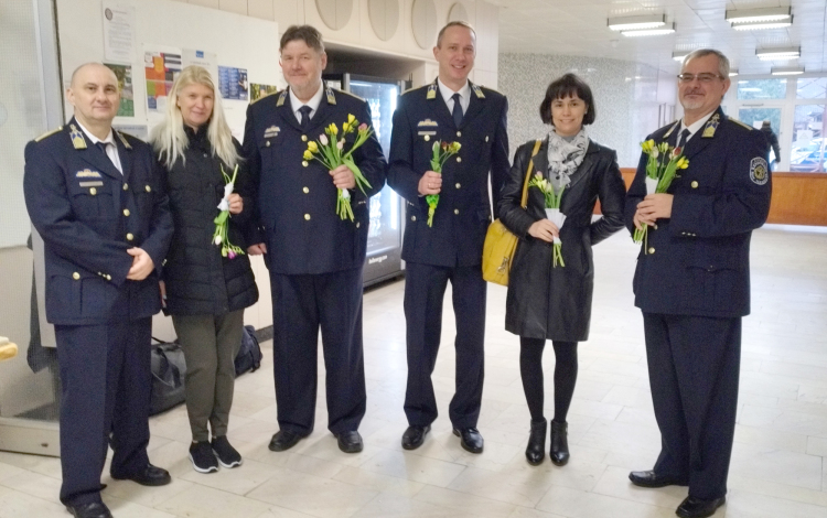 Nőnap a Ceglédi Rendőrkapitányságon