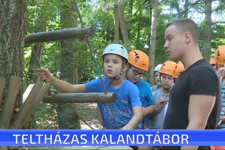 Teltházas a héten rendezett Kalandtábor Cegléden