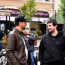 Éneklés a TV torony kilencedik emeletének teraszáról