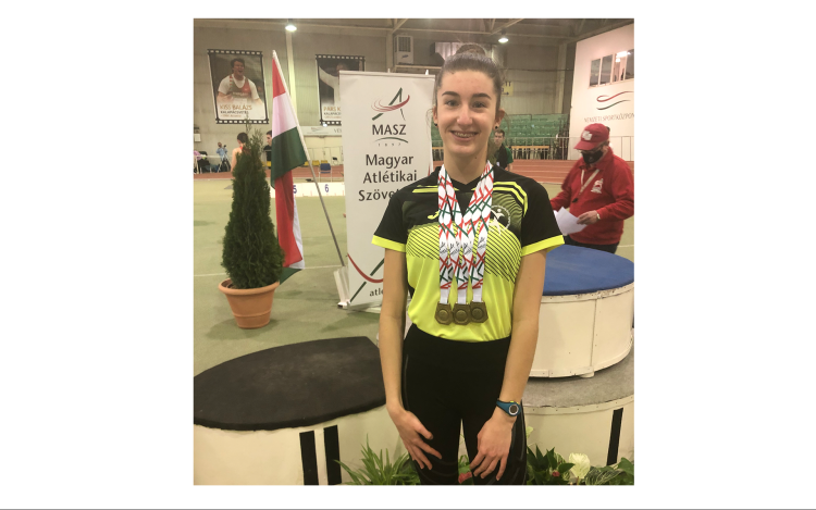 Keszthelyi Luca 3 aranyat szerzett a hétvégi ifi OB-n