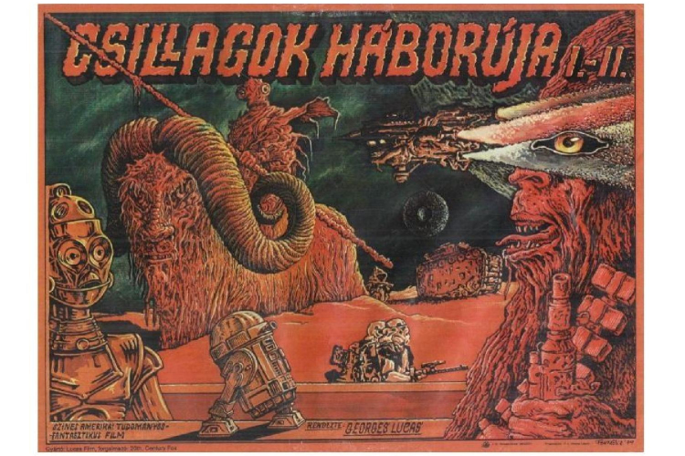 Magyar rekordot ért el két Star Wars-plakát a budapesti aukción