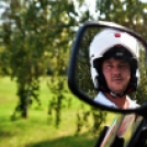 Kétkeréken Cegléden 