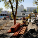 Városi Strandfürdő - Labda a medencében