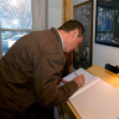 Gyurcsány Ferenc a Ceglédi Dobmúzeumban