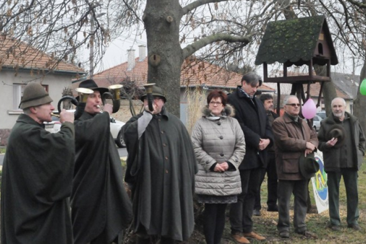 Madarak farsangja a Vörösmarty téren