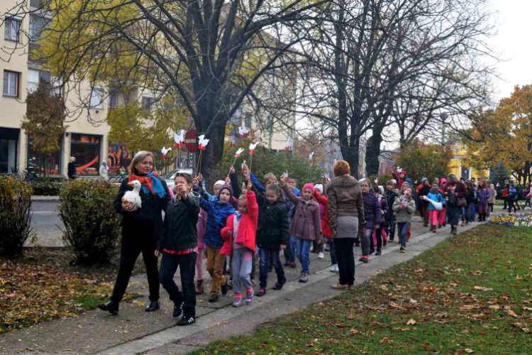 Márton napi felvonulás a Táncsicsban