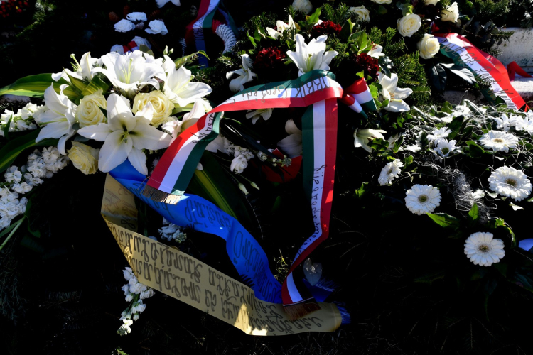 Március 15-i koszorúzás