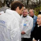 Esőben is kampányoltak Cegléden