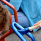 CIÖK kerékpártároló festés