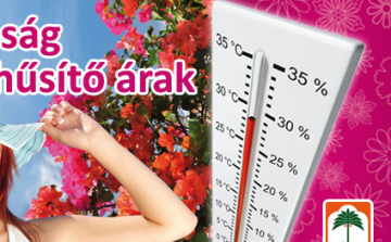HŐMÉRSÉKLET AKCIÓ AUG. 2-3-4-ÉN AZ OÁZISBAN!