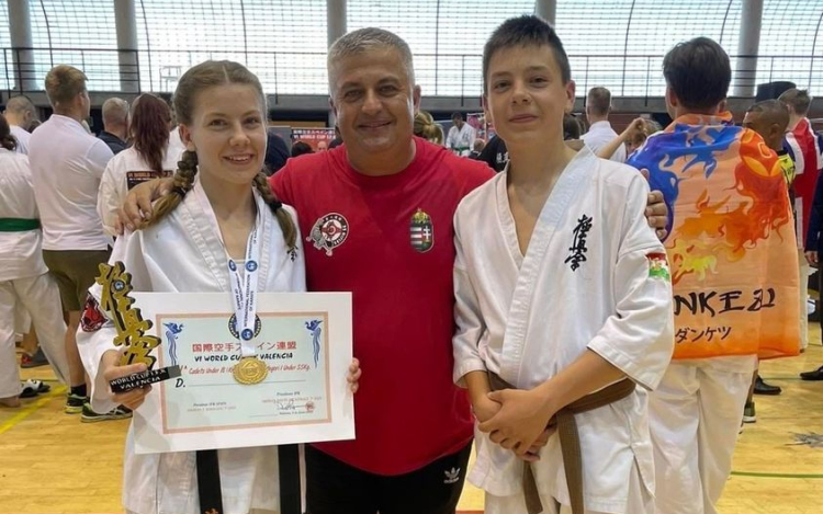 Ceglédi karate siker Valenciában