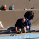 Városi Strandfürdő - Labda a medencében