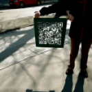 Cegléd első festett QR-kódja